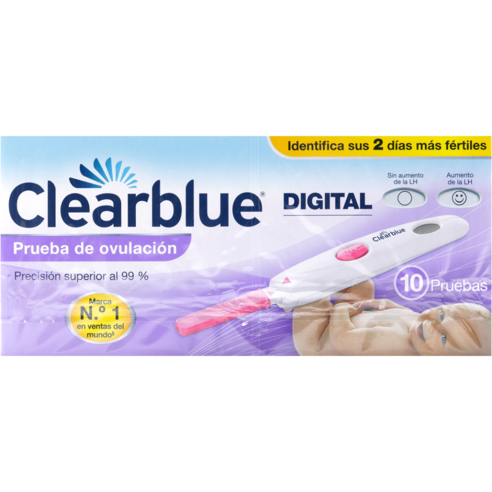 Prueba clearblue 2024 de ovulacion